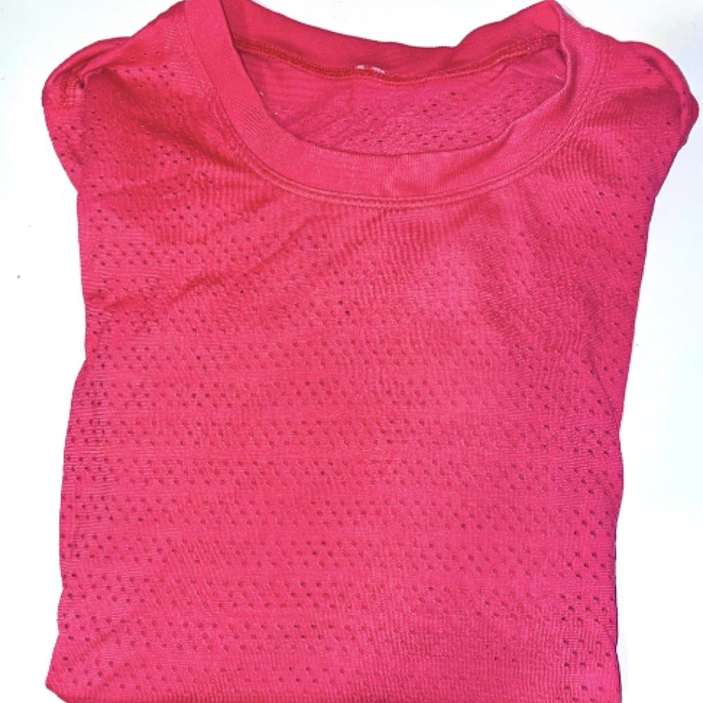 Size 4 Pink LuluLemon Shirt